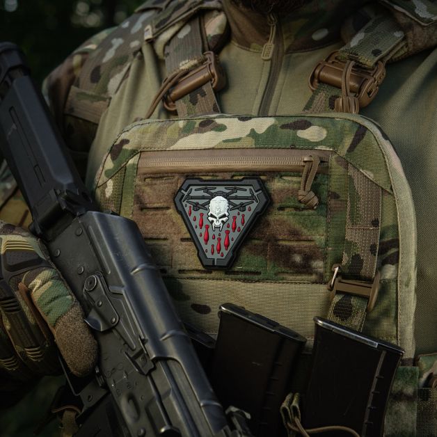 M-Tac нашивка Vampir PVC Black/Grey