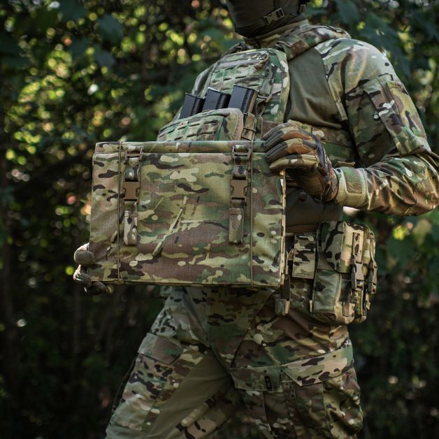 M-Tac коврик для сидения трехсекционный с балистическим пакетом 1 класс (BRONYX) Multicam