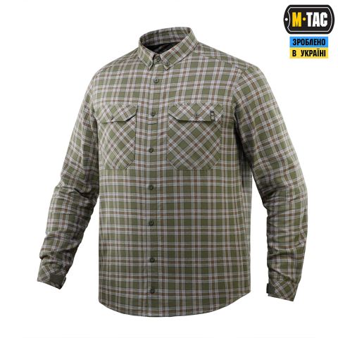 M-Tac рубашка Lumberjack Cotton Shirt Olive/Grey