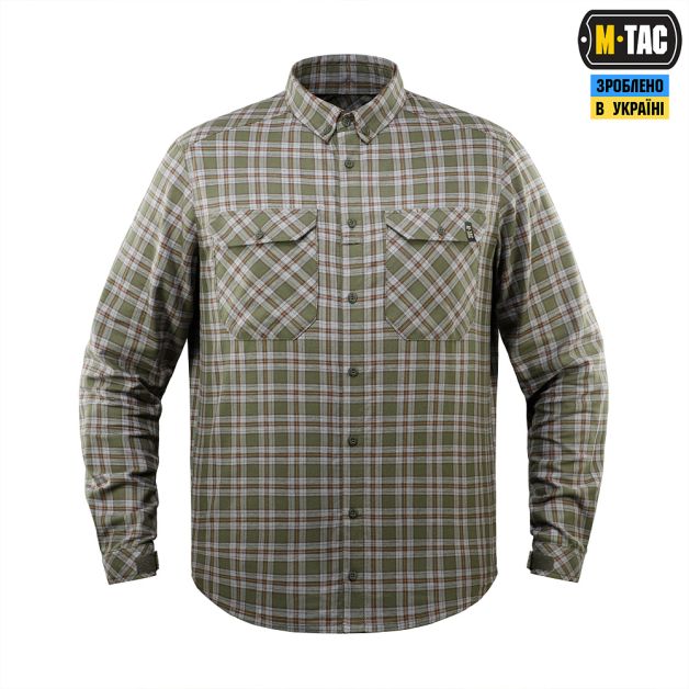 M-Tac рубашка Lumberjack Cotton Shirt Olive/Grey