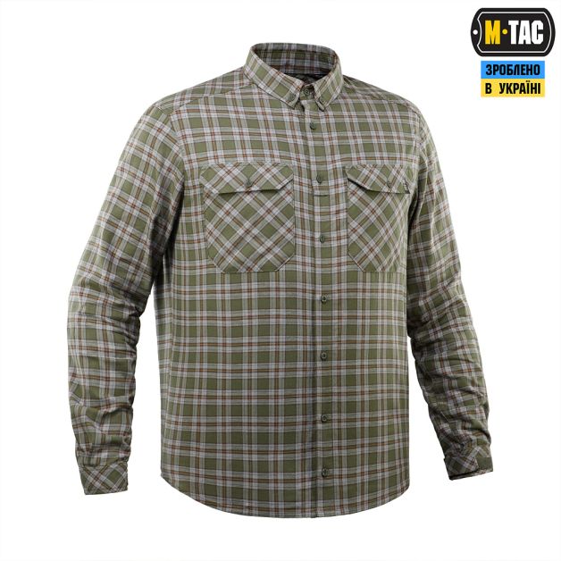 M-Tac рубашка Lumberjack Cotton Shirt Olive/Grey