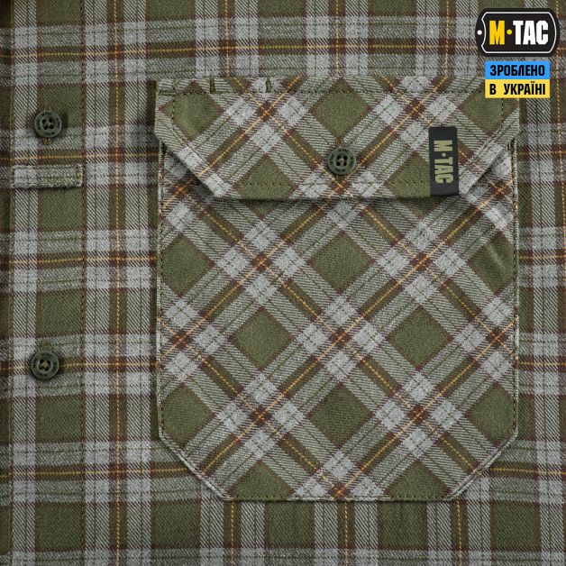 M-Tac рубашка Lumberjack Cotton Shirt Olive/Grey