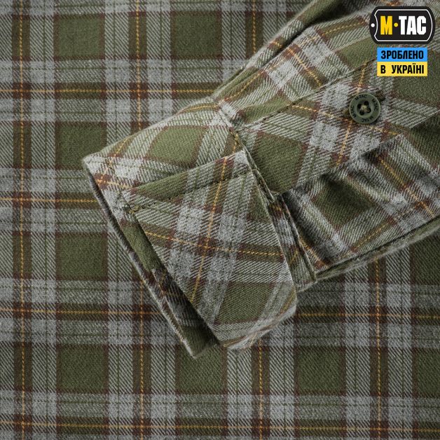 M-Tac рубашка Lumberjack Cotton Shirt Olive/Grey