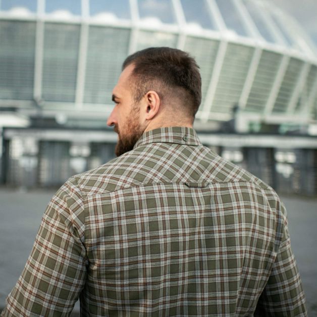M-Tac рубашка Lumberjack Cotton Shirt Olive/Grey