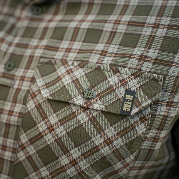M-Tac рубашка Lumberjack Cotton Shirt Olive/Grey