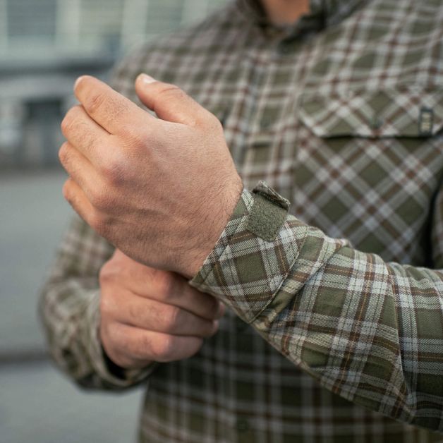 M-Tac рубашка Lumberjack Cotton Shirt Olive/Grey