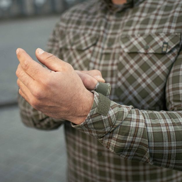 M-Tac рубашка Lumberjack Cotton Shirt Olive/Grey