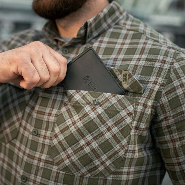 M-Tac рубашка Lumberjack Cotton Shirt Olive/Grey