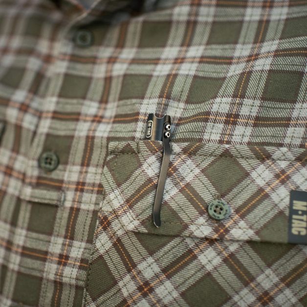 M-Tac рубашка Lumberjack Cotton Shirt Olive/Grey