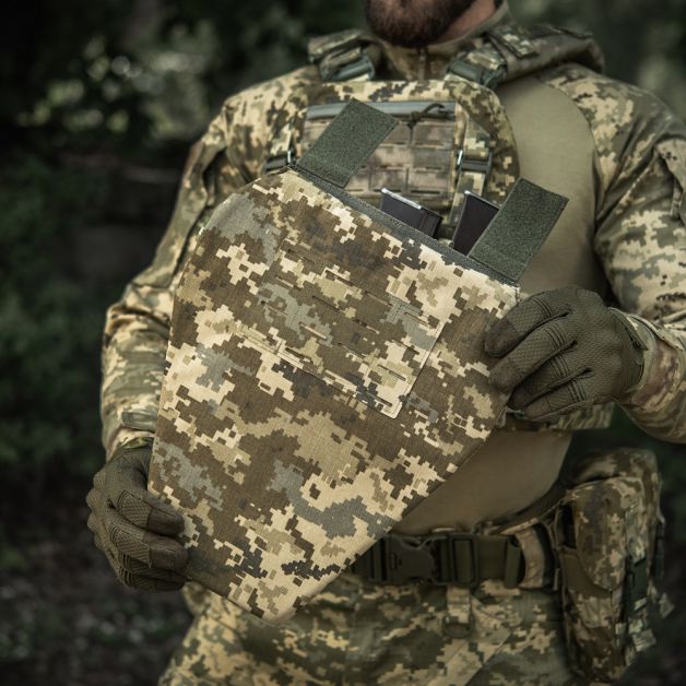 M-Tac фартук противоосколочный с баллистическим пакетом 1 класс (BRONYX) Laser Cut XL MM14