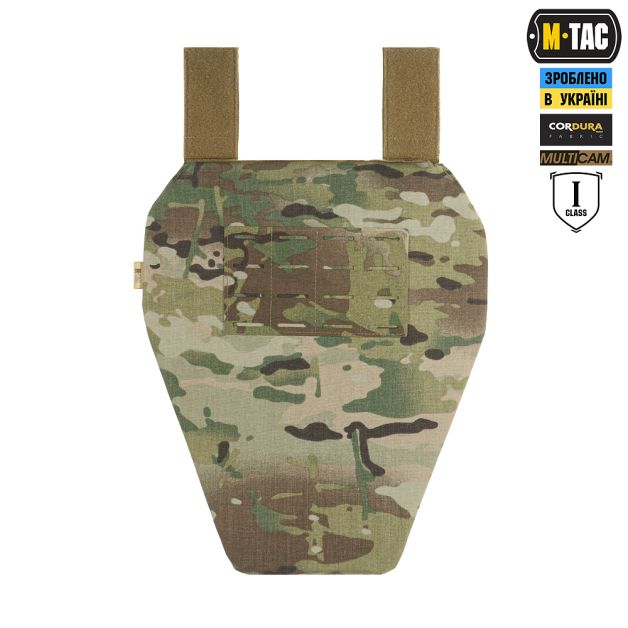 M-Tac фартук противоосколочный с баллистическим пакетом 1 класс (BRONYX) Laser Cut XL Multicam