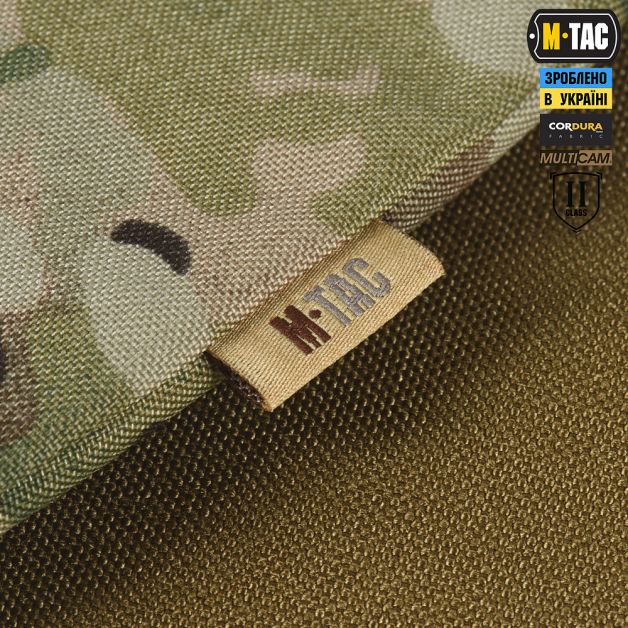 M-Tac фартук противоосколочный с баллистическим пакетом 2 класс (BRONYX) Laser Cut XL Multicam