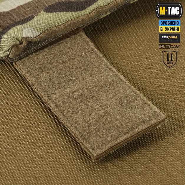 M-Tac фартук противоосколочный с баллистическим пакетом 2 класс (BRONYX) Laser Cut XL Multicam