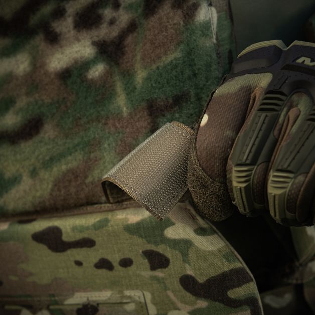 M-Tac фартук противоосколочный с баллистическим пакетом 2 класс (BRONYX) Laser Cut XL Multicam
