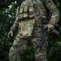 M-Tac фартук противоосколочный с баллистическим пакетом 2 класс (BRONYX) Laser Cut Multicam
