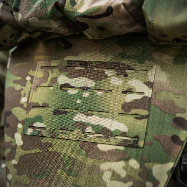 M-Tac фартук противоосколочный с баллистическим пакетом 2 класс (BRONYX) Laser Cut Multicam