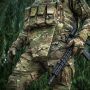 M-Tac фартук противоосколочный с баллистическим пакетом 1 класс (BRONYX) Laser Cut Multicam