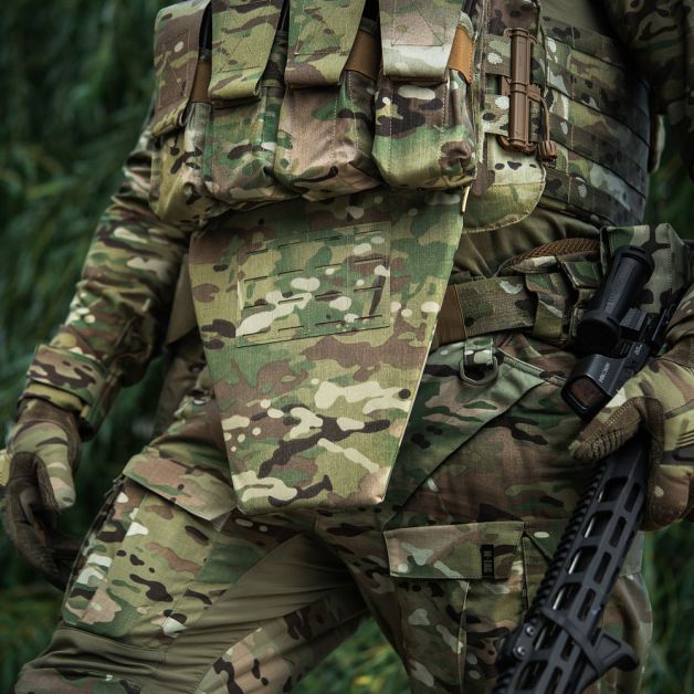 M-Tac фартук противоосколочный с баллистическим пакетом 1 класс (BRONYX) Laser Cut Multicam