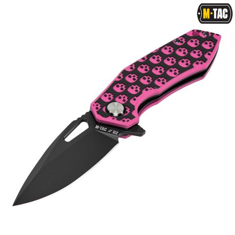 M-Tac нож складной Type 12 Skull Black/Pink