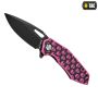 M-Tac ніж складний Type 12 Skull Black/Pink