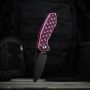 M-Tac ніж складний Type 12 Skull Black/Pink