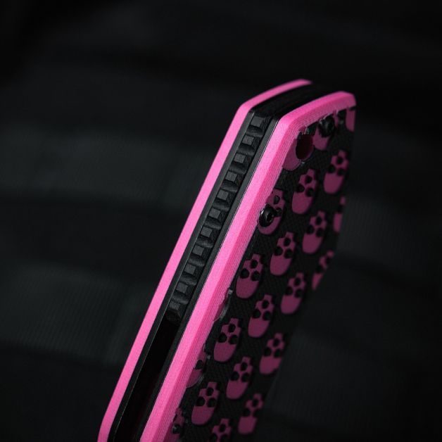 M-Tac ніж складний Type 12 Skull Black/Pink