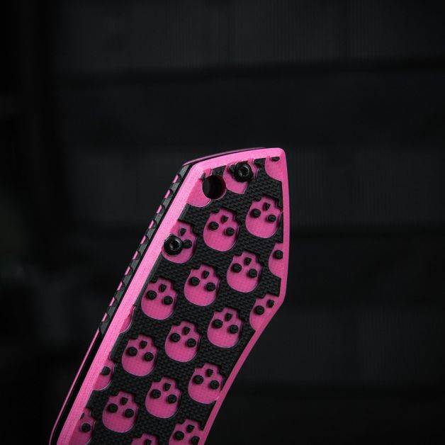 M-Tac ніж складний Type 12 Skull Black/Pink