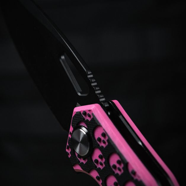 M-Tac ніж складний Type 12 Skull Black/Pink