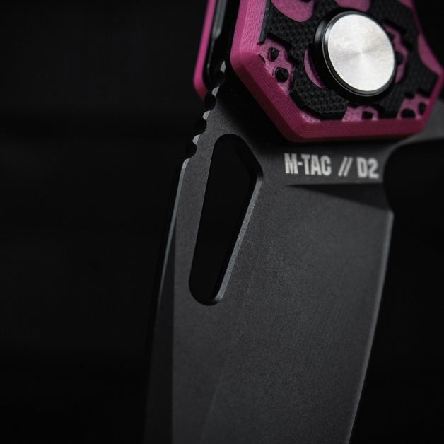 M-Tac ніж складний Type 12 Skull Black/Pink