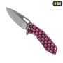 M-Tac нож складной Type 12 Skull Black/Pink/Steel