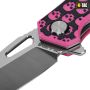 M-Tac нож складной Type 12 Skull Black/Pink/Steel