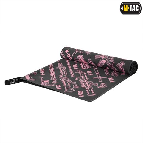 M-Tac полотенце микрофибра Weapon 150х75 pink