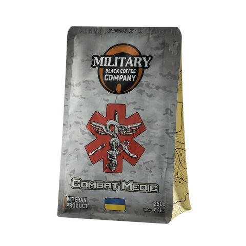 Military Black Coffee Company зерно Combat Medic-Бразилия сантос Арабика