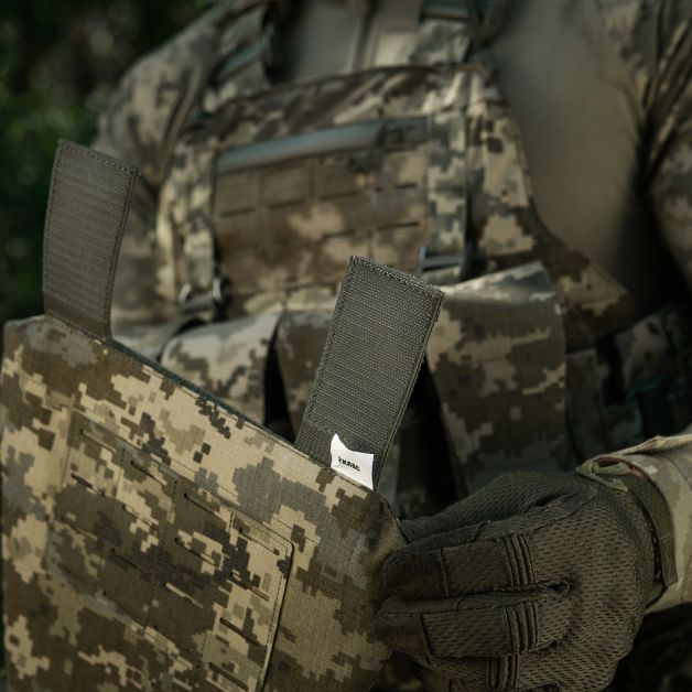 M-Tac фартук противоосколочный с баллистическим пакетом 2 класс (BRONYX) Laser Cut MM14