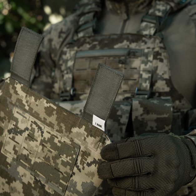 M-Tac фартук противоосколочный с баллистическим пакетом 1 класс (BRONYX) Laser Cut MM14