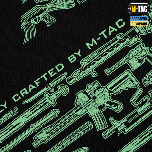 M-Tac футболка WAR Cotton Hard Black/Mint