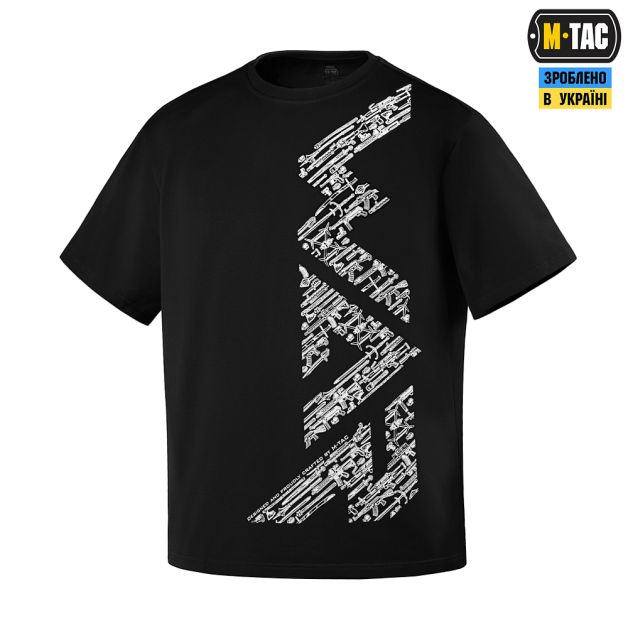M-Tac футболка WAR Cotton Hard Black/White