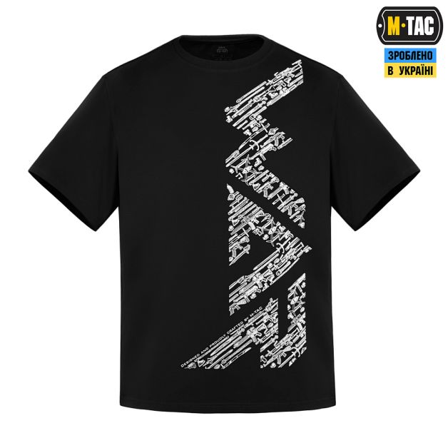 M-Tac футболка WAR Cotton Hard Black/White