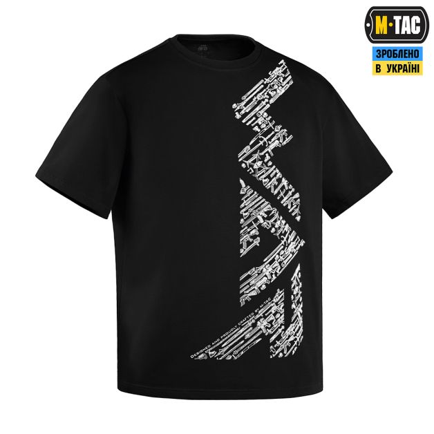 M-Tac футболка WAR Cotton Hard Black/White