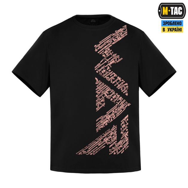 M-Tac футболка WAR Cotton Hard Black/Ash Rose