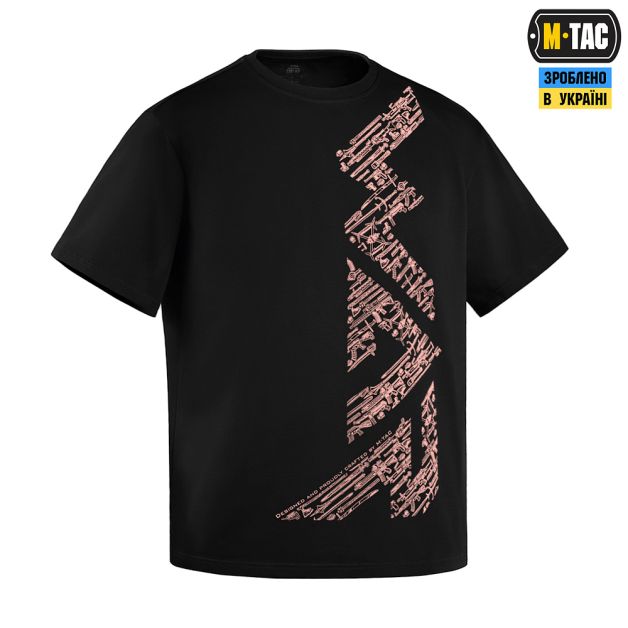 M-Tac футболка WAR Cotton Hard Black/Ash Rose