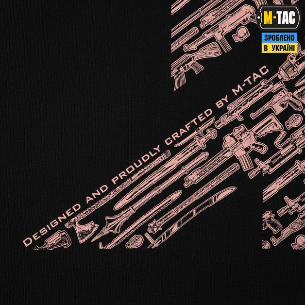M-Tac футболка WAR Cotton Hard Black/Ash Rose