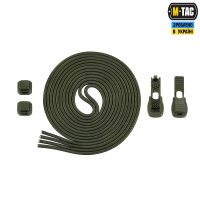 M-Tac шнурки Elastic Shoelaces Ranger Green 120 см