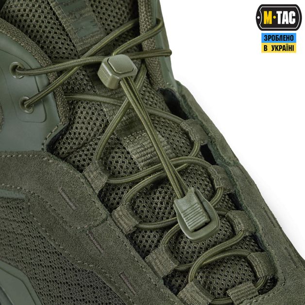 M-Tac шнурки Elastic Shoelaces Ranger Green 120 см