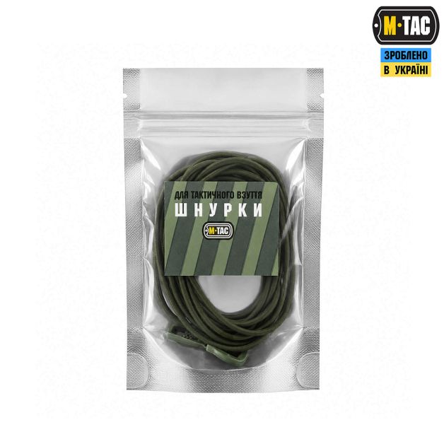 M-Tac шнурки Elastic Shoelaces Ranger Green 120 см
