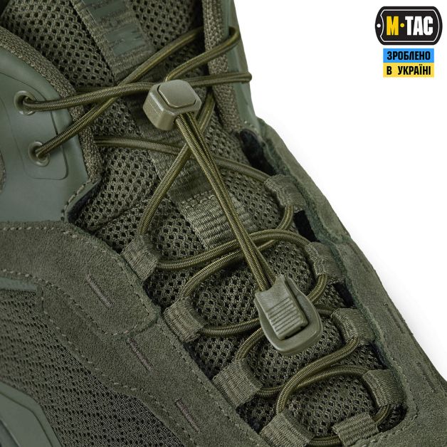 M-Tac шнурки Elastic Shoelaces OD Green 120 см