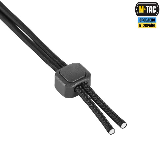 M-Tac шнурки Elastic Shoelaces Black 120 см