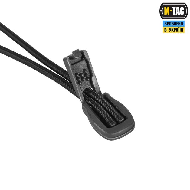 M-Tac шнурки Elastic Shoelaces Black 120 см