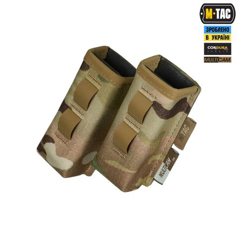 M-Tac подсумок двойной для пистолетного магазина 30° Elite Multicam