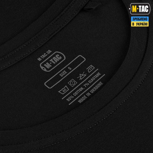 M-Tac футболка 93/7 Summer Comfort Fit Black